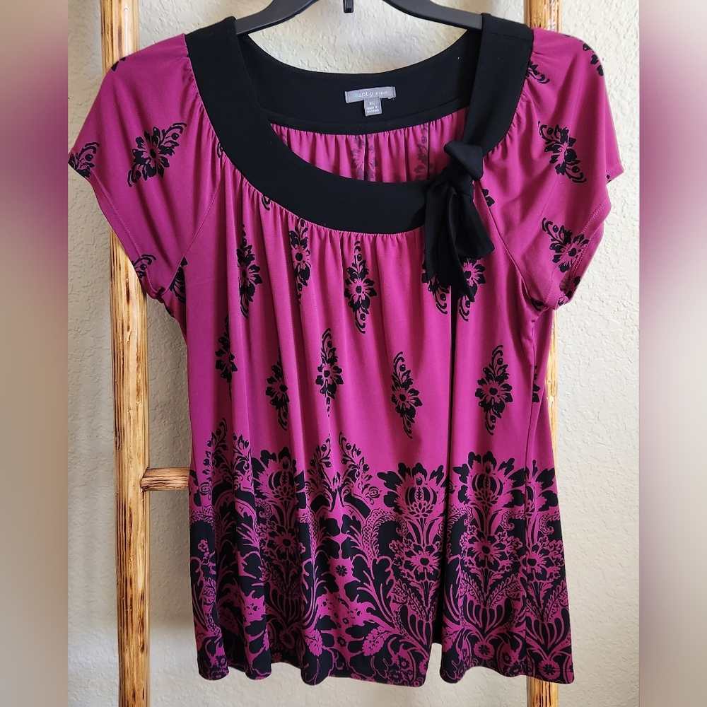 Apt 9 Magenta/purple Blouse